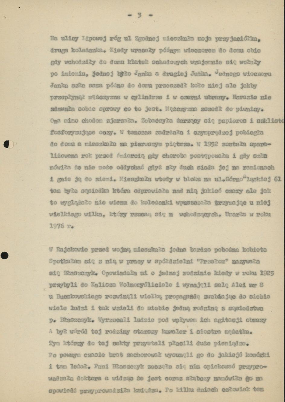 Duchy naszego miasta i okolicy