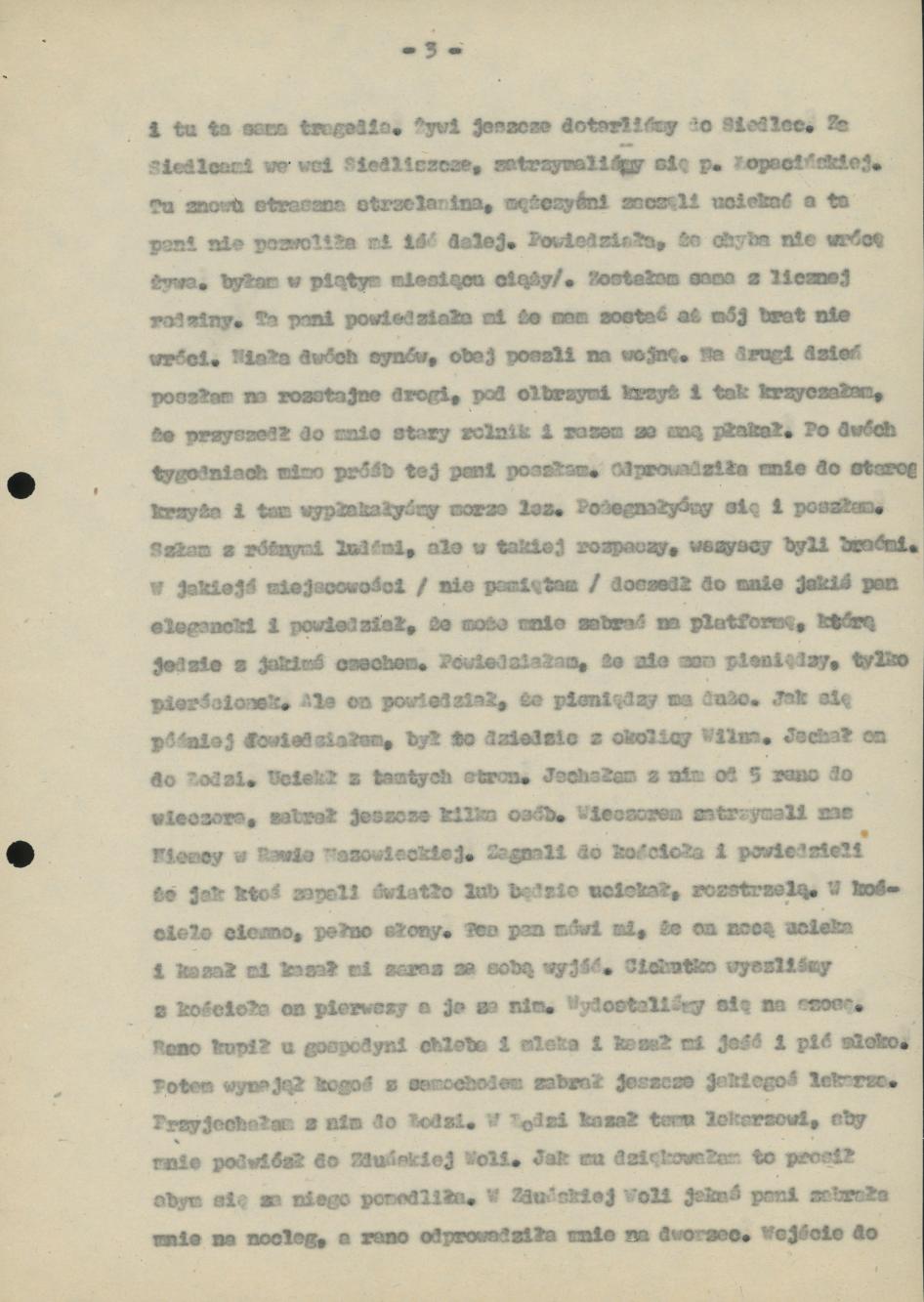Moja ucieczka w dniu 1 września 1939 r.