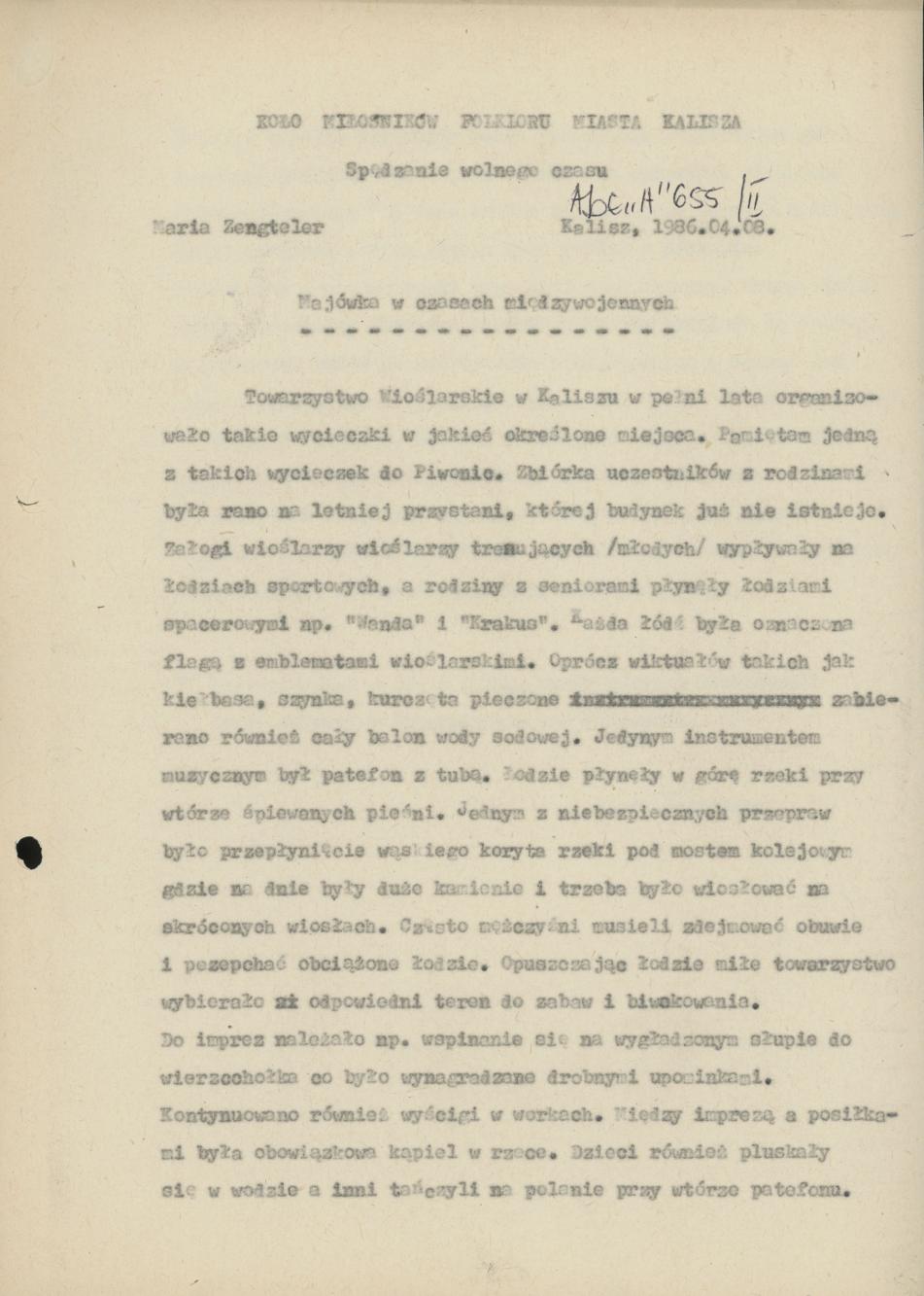 Majówka w czasach międzywojennych