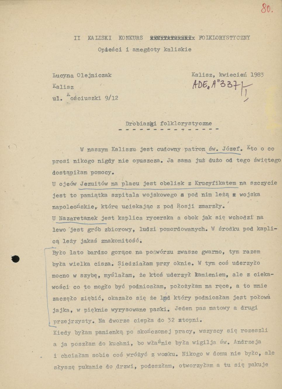 Drobiazgi folklorystyczne