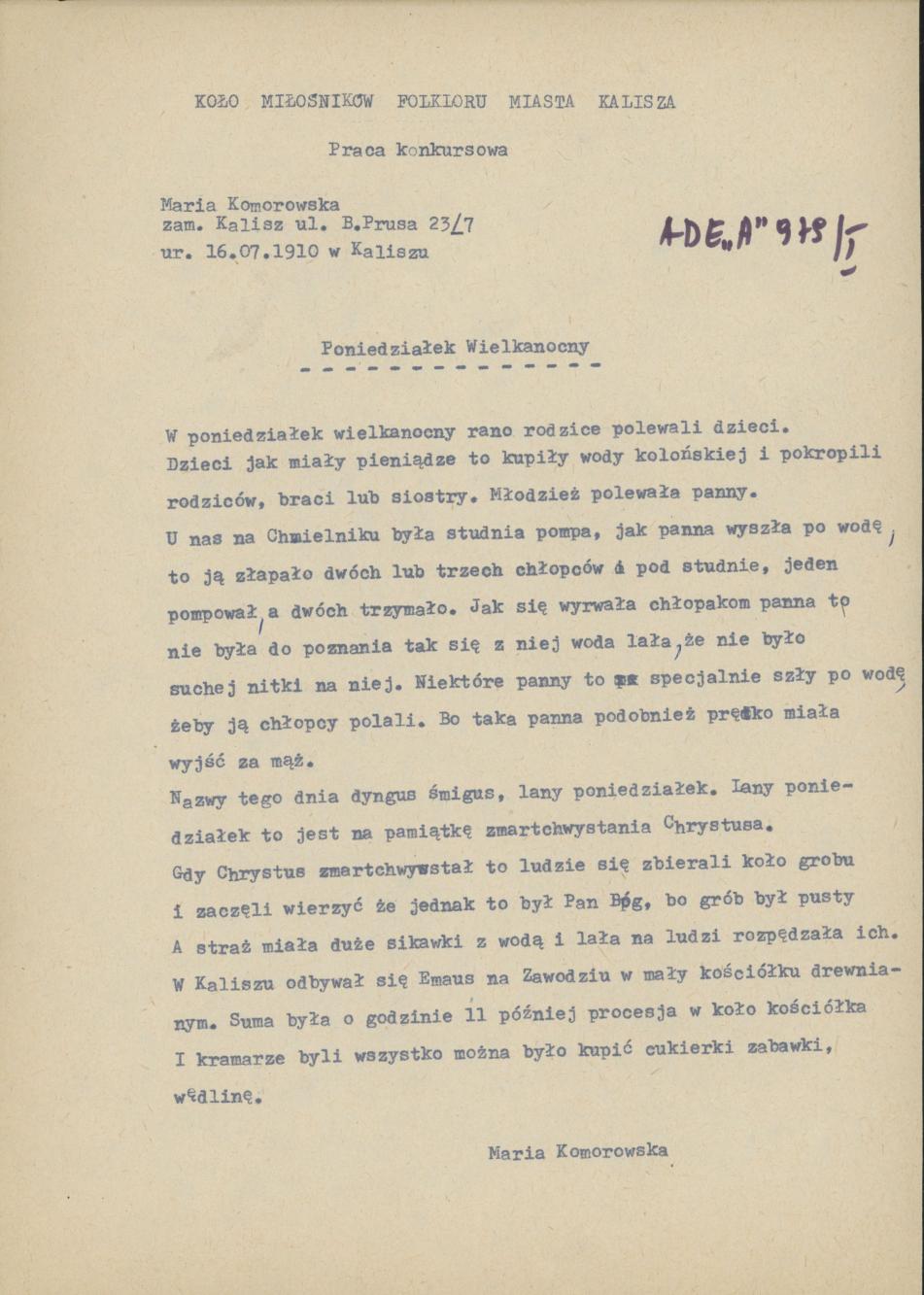 Poniedziałek Wielkanocny