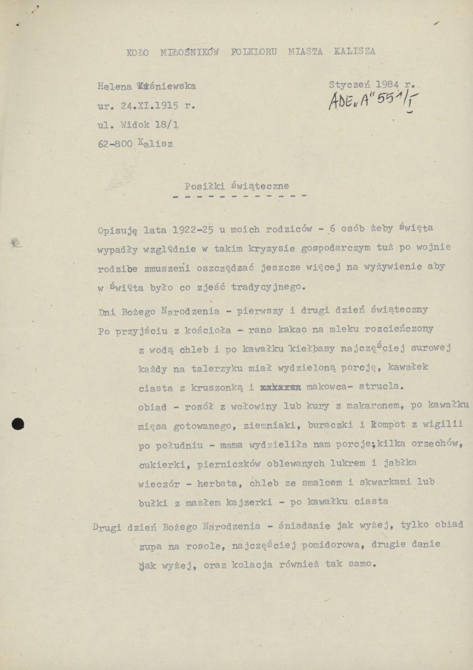 Posiłki świąteczne