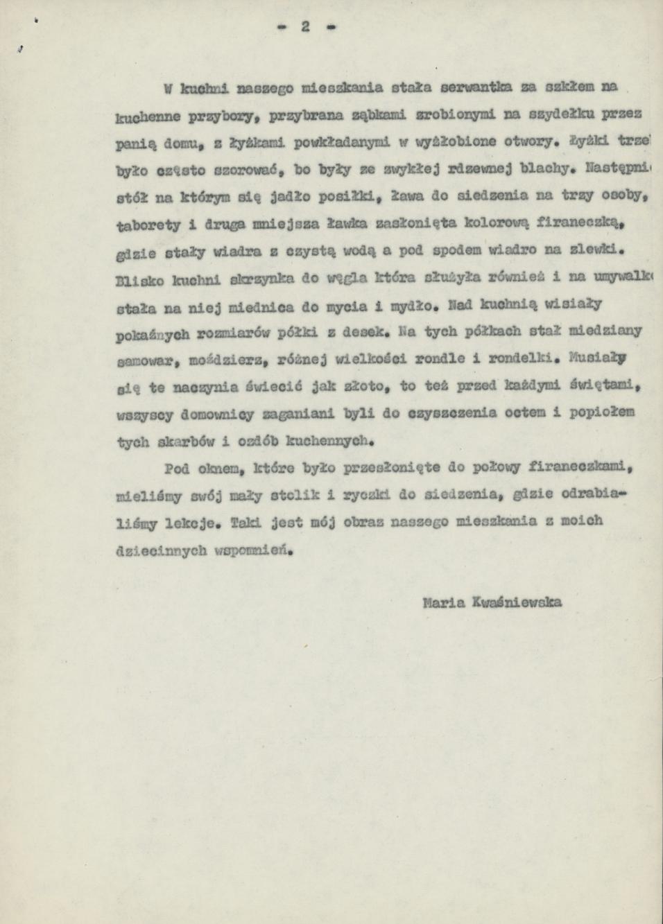 Umeblowanie mieszkania robotniczego w Kaliszu