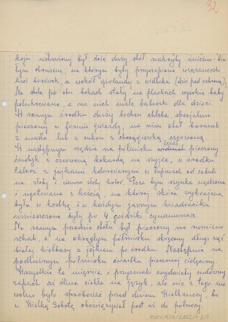 Święcenie pokarmów w Wielką Sobotę i ich spożywanie za czasów mojej matki