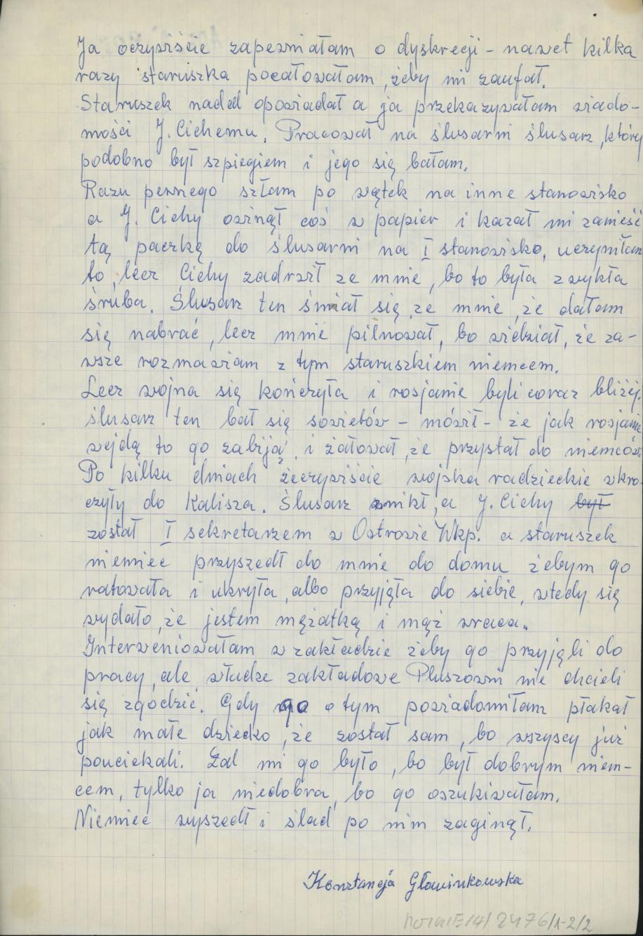 Wspomnienia z lat okupacji hitlerowskiej