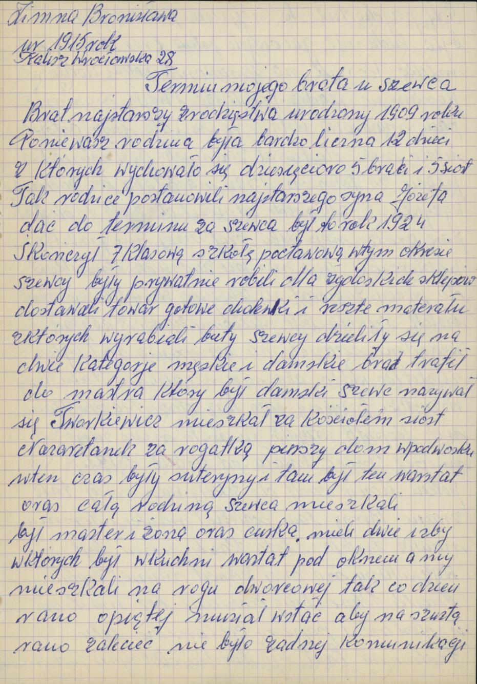 Termin mojego brata u szewca