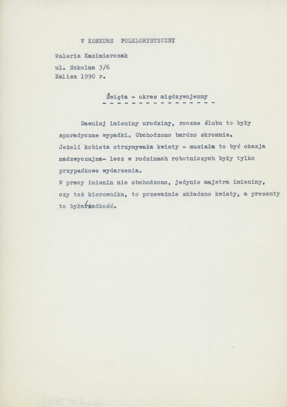 Święta - okres międzywojenny