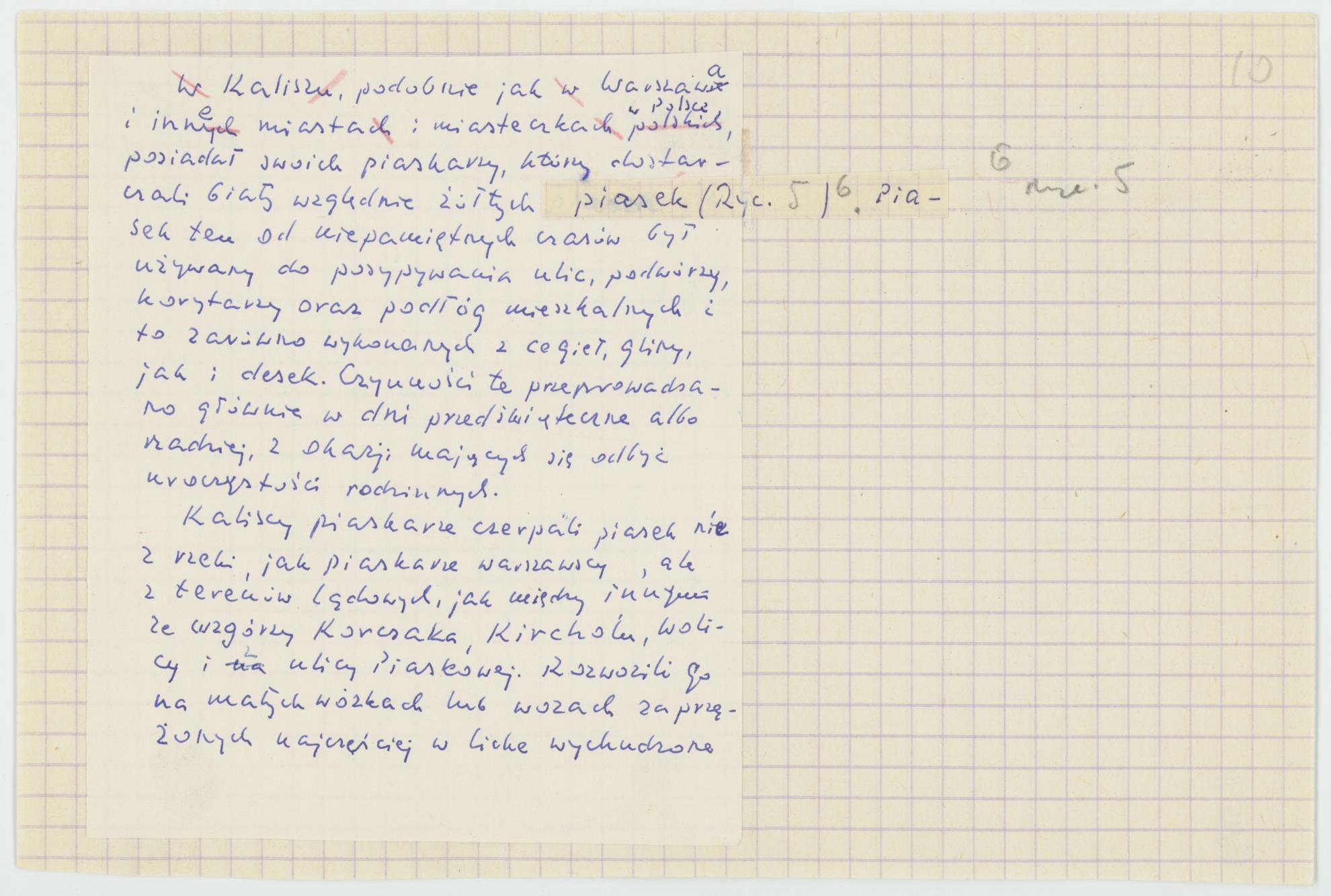 O niektórych zajęciach kaliszan, cz. 1