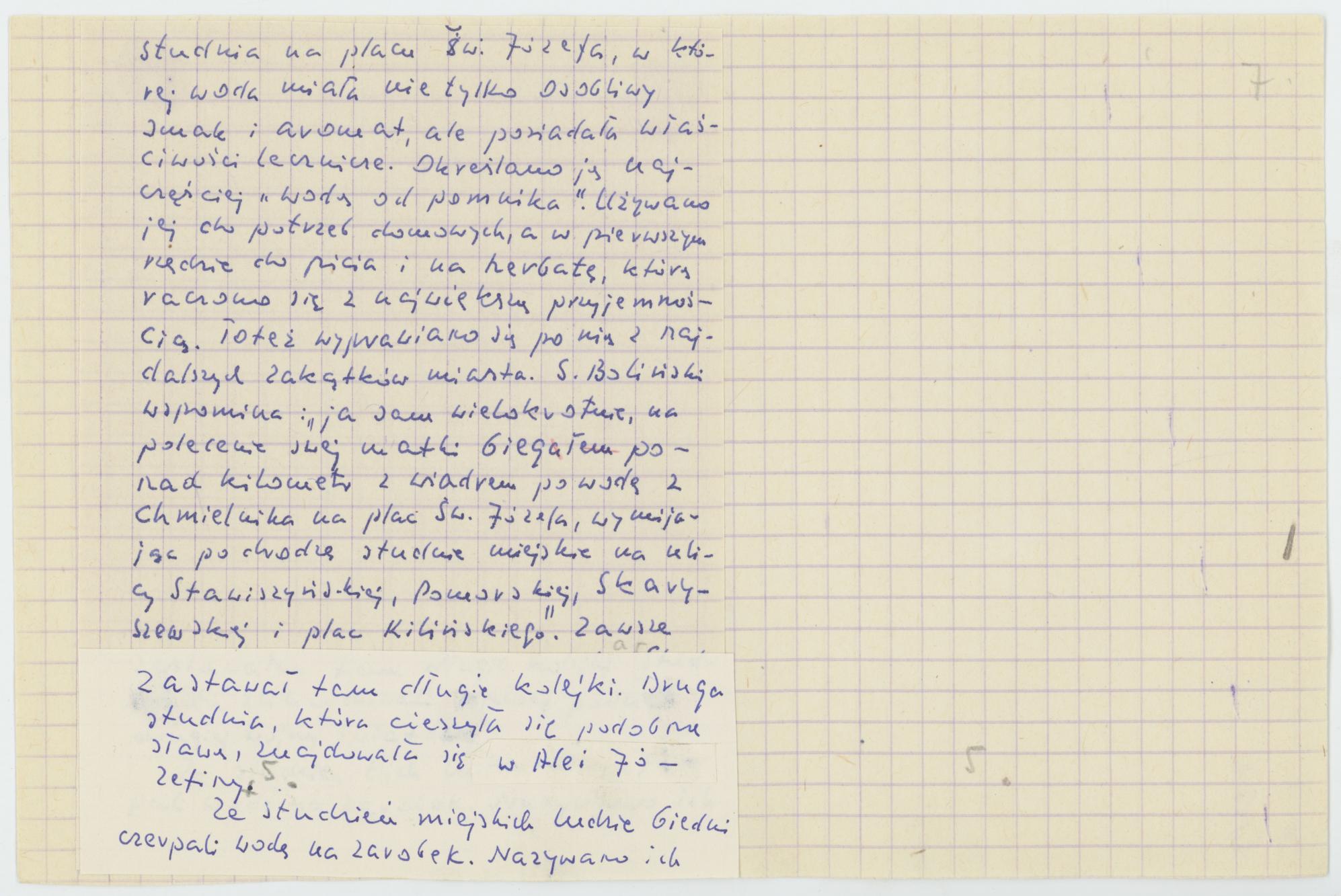 O niektórych zajęciach kaliszan, cz. 1