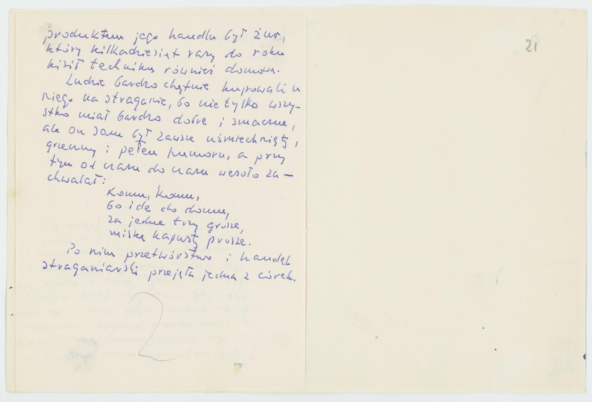 O niektórych zajęciach kaliszan, cz. 2