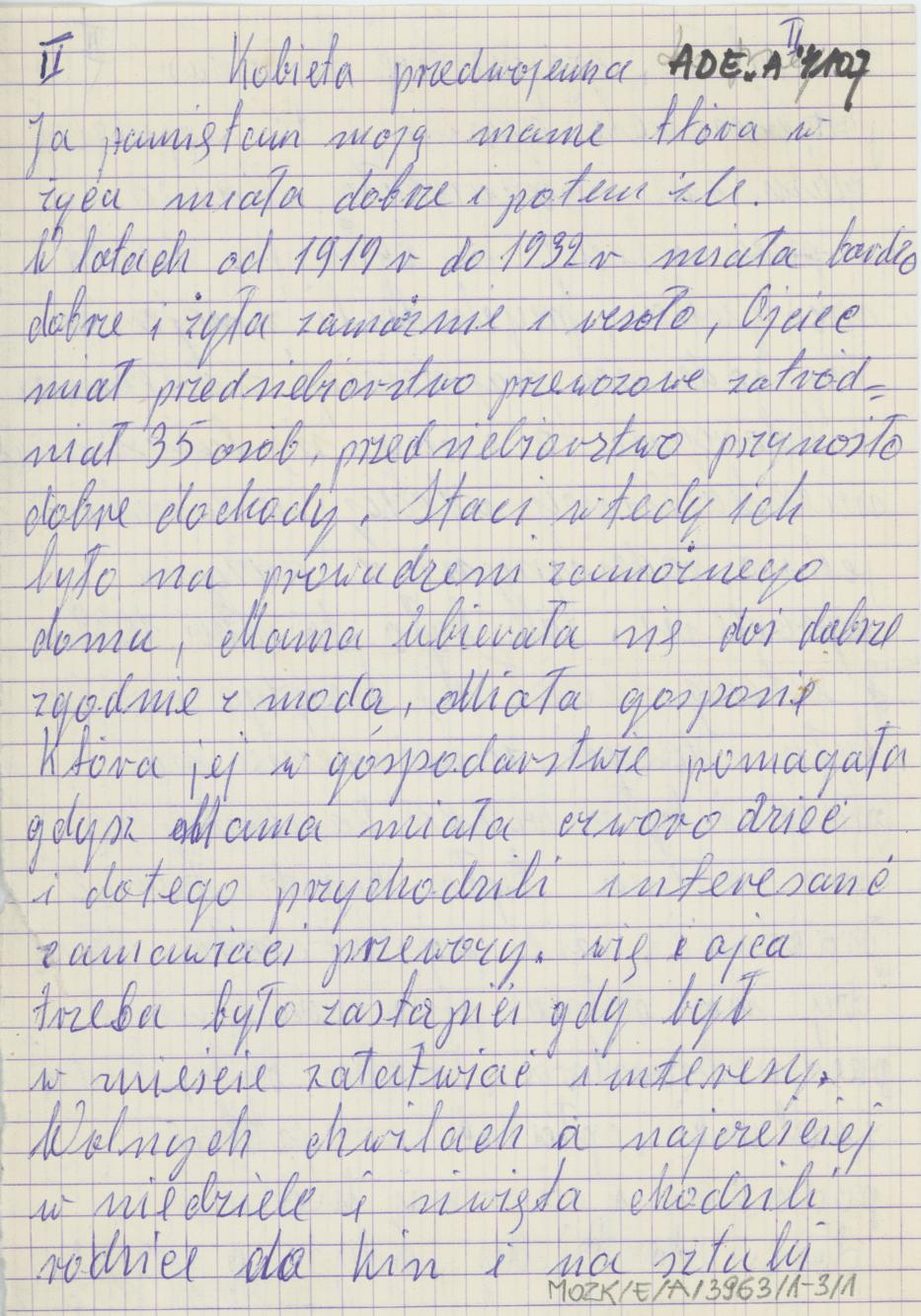 Kobieta przedwojenna