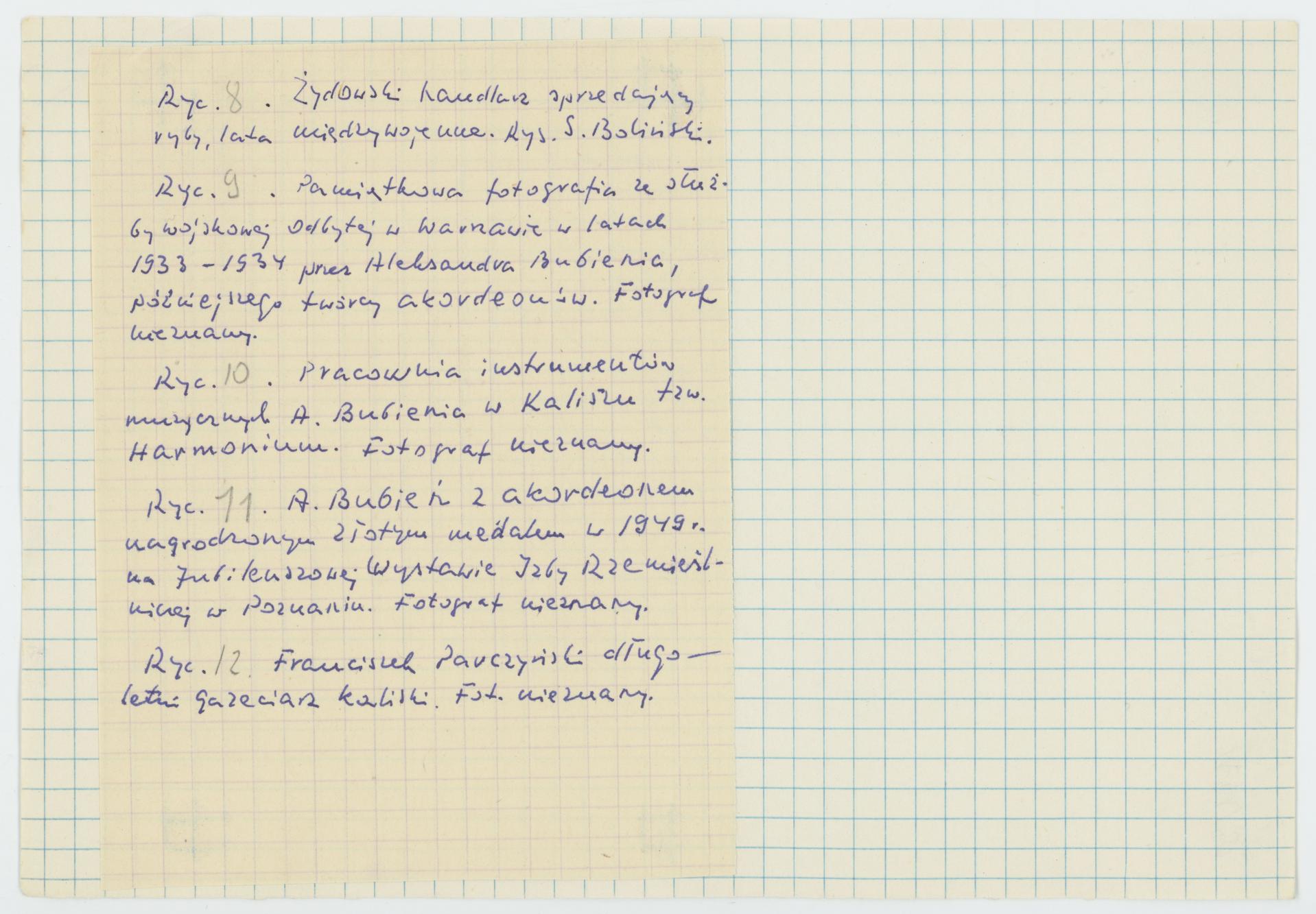 O niektórych zajęciach kaliszan, cz. 3