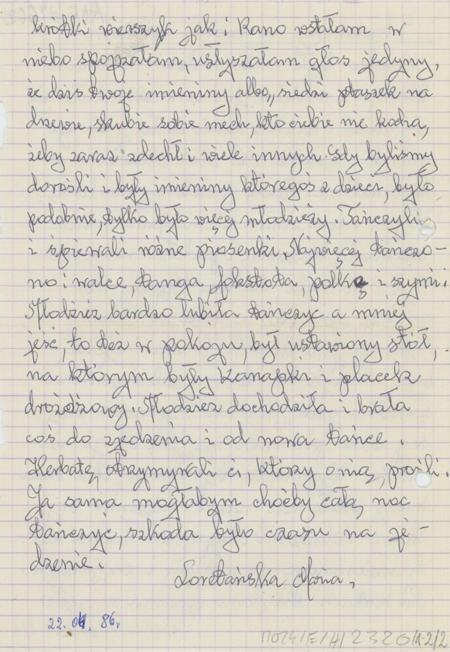 Imieniny u moich rodziców