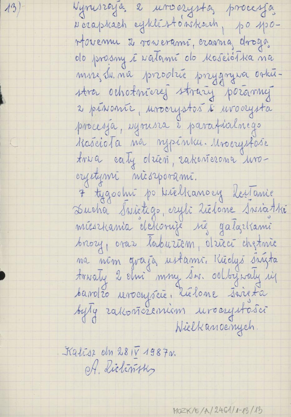 Tradycje związane z Wielkim Postem, Wielkanocą oraz Zielonymi Świętami