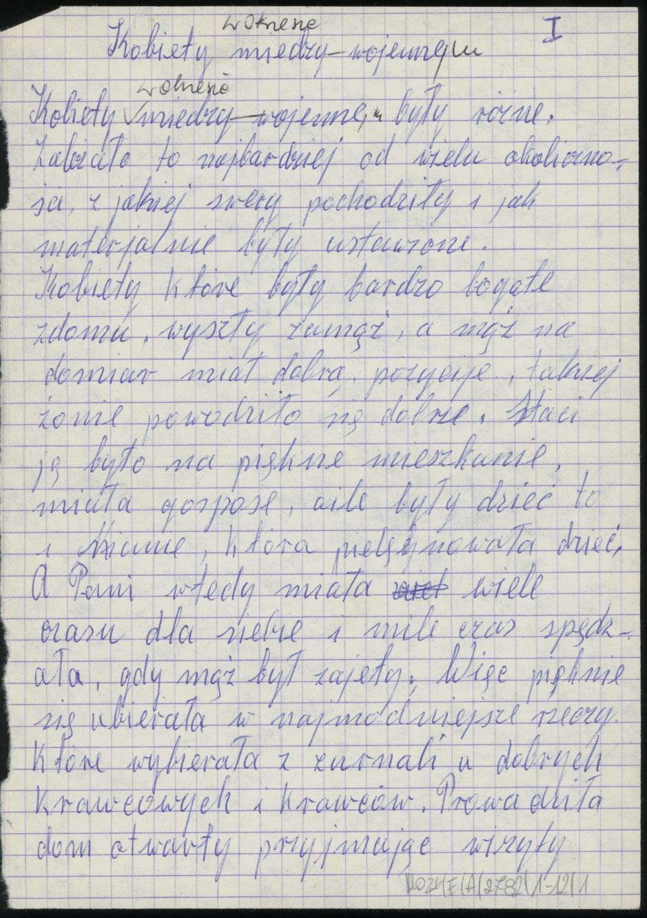 Kobiety w okresie międzywojennym, cz. 1