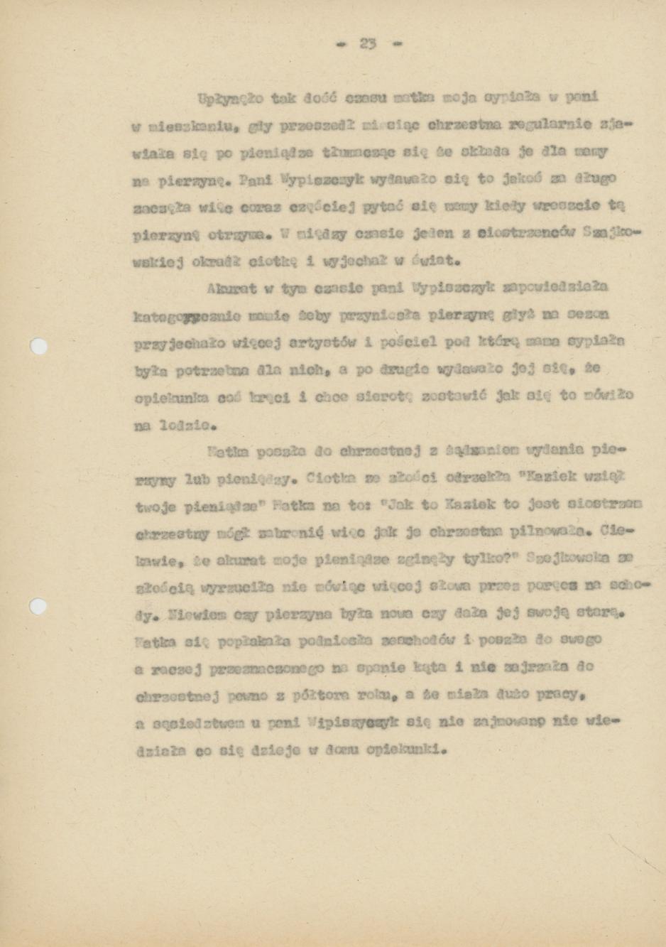 Pamiętnik Genowefy Górczyńskiej "Moi, ja i moje miasto", cz. 2