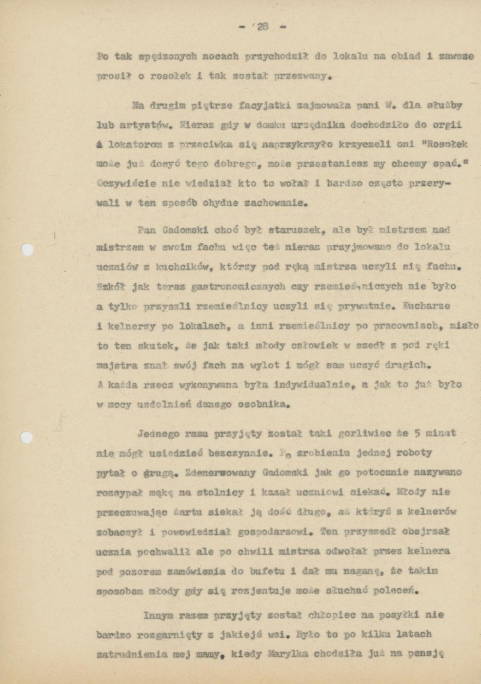 Pamiętnik Genowefy Górczyńskiej "Moi, ja i moje miasto", cz. 2