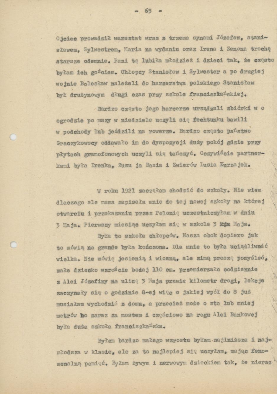 II część Pamiętnika rodzinnego i znajomych "Moi, ja i moje miasto", cz. 6