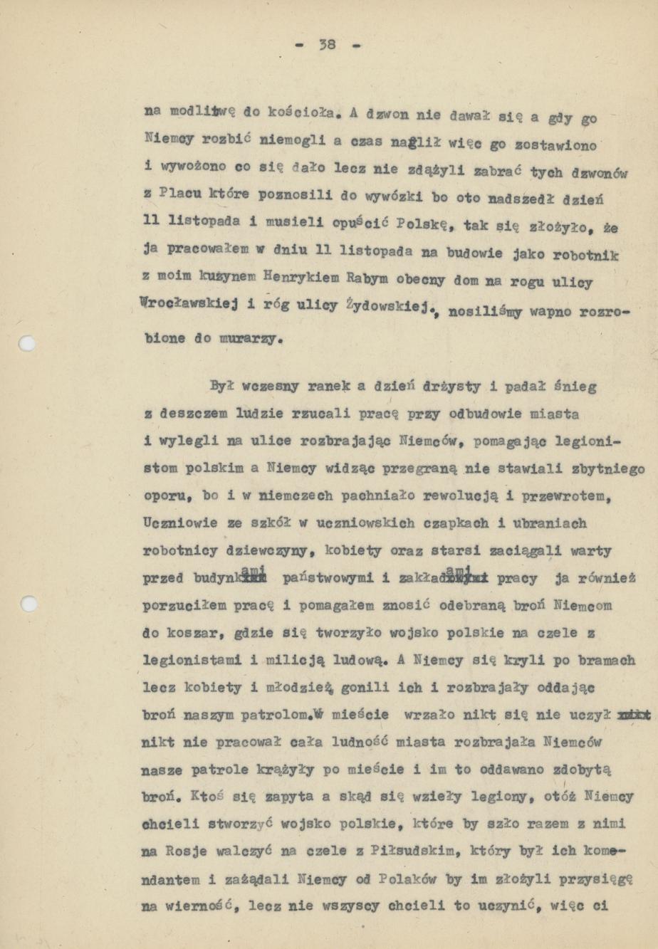 Mój pamiętnik oraz wspomnienia z moich młodych lat i z przeżyć z czasów I wojny światowej, cz. 4