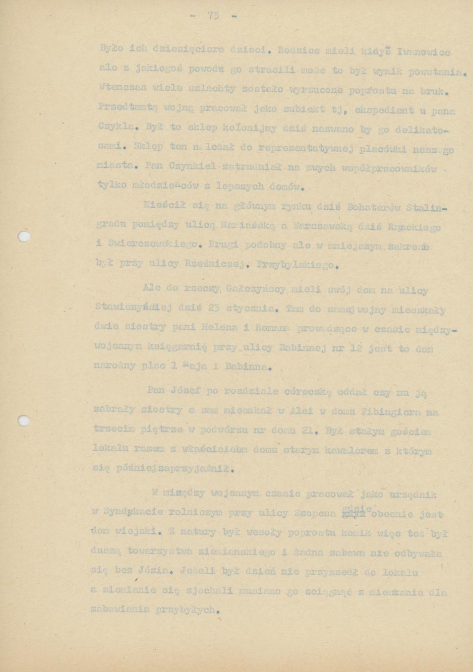 II część Pamiętnika rodzinnego i znajomych "Moi, ja i moje miasto", cz. 6