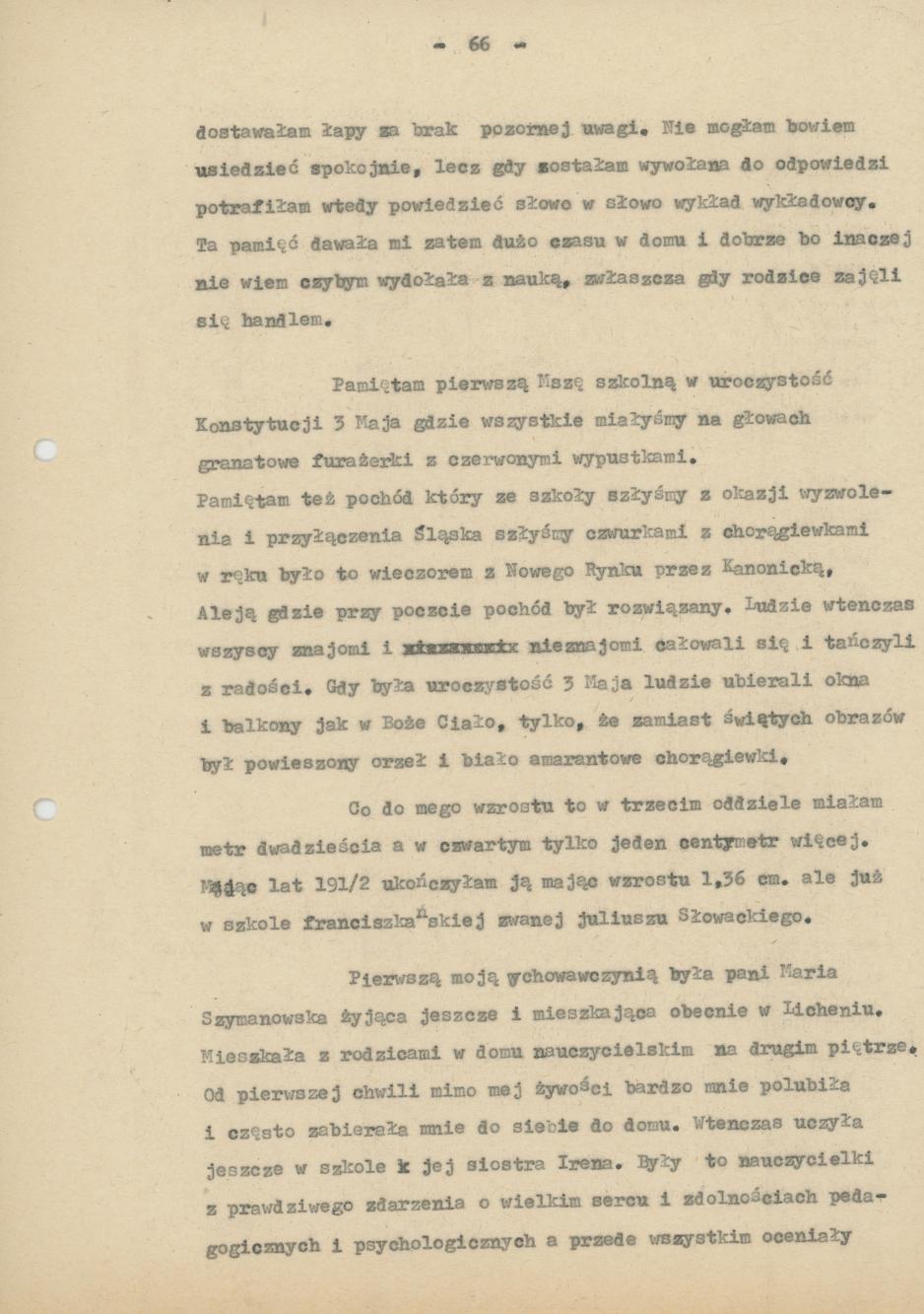 II część Pamiętnika rodzinnego i znajomych "Moi, ja i moje miasto", cz. 6