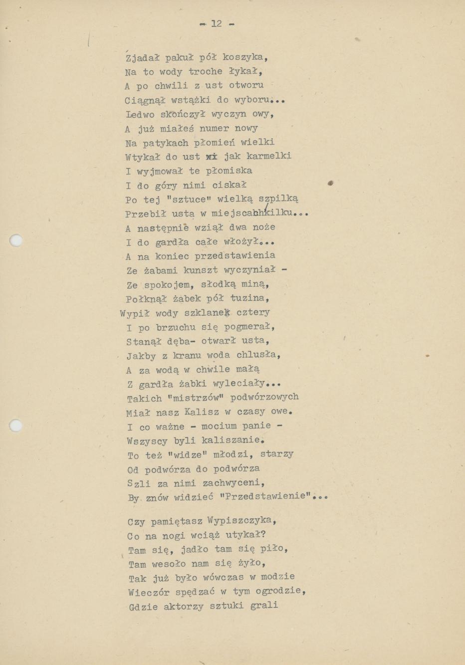 Stary Kalisz. Dzieje przeszłe wierszem, cz. 2