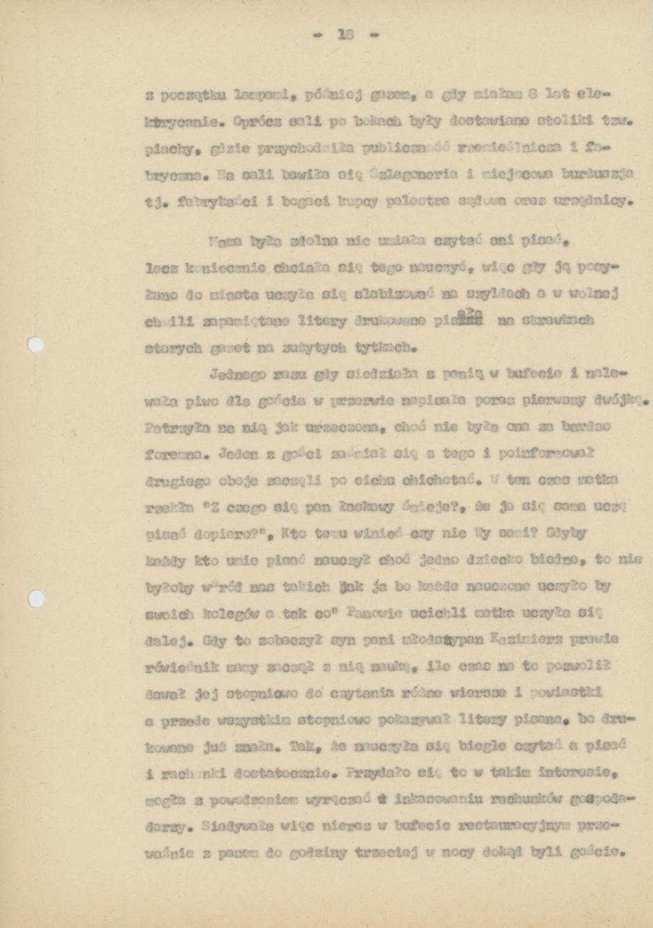 Pamiętnik Genowefy Górczyńskiej "Moi, ja i moje miasto", cz. 2