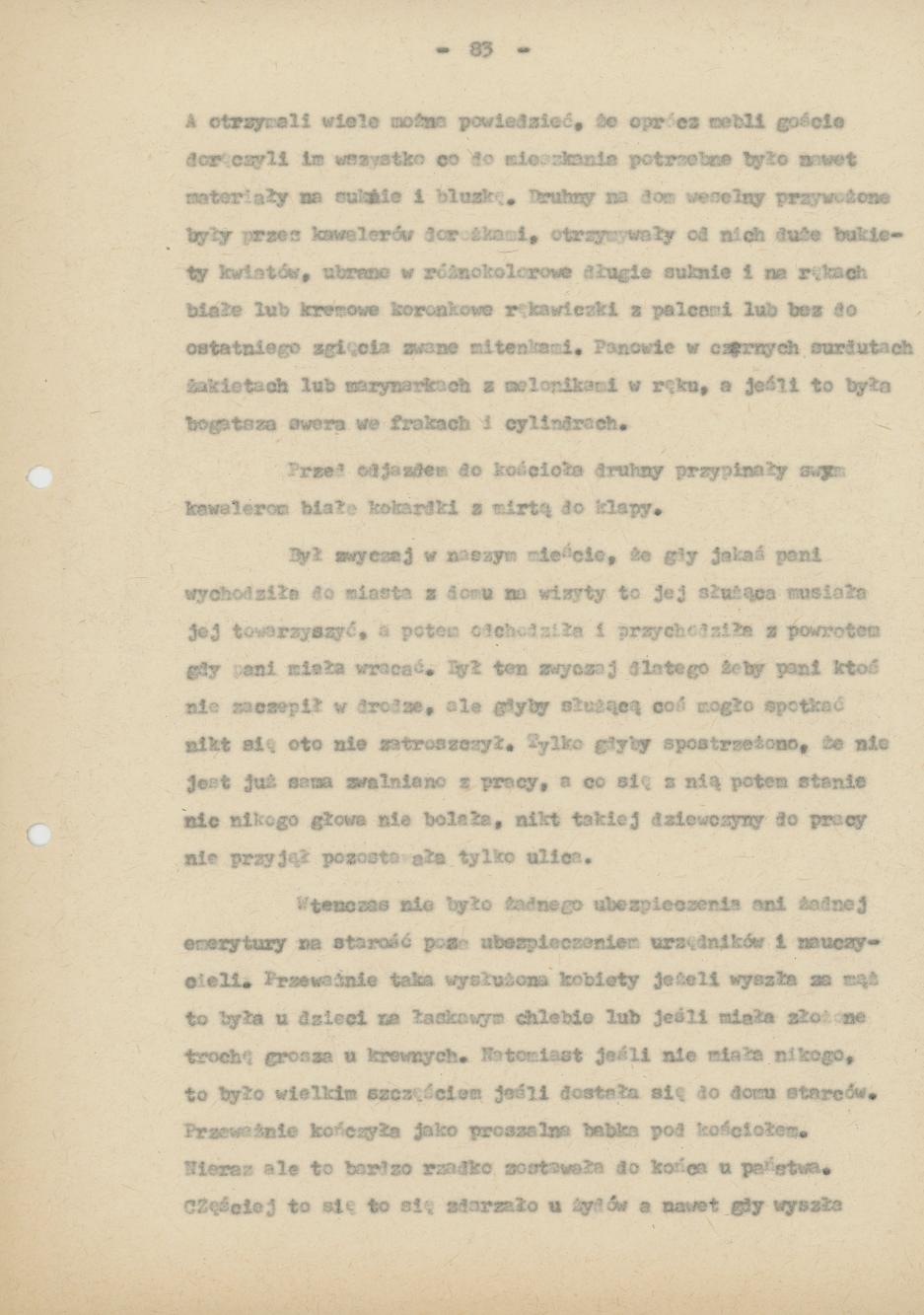 Pamiętnik Genowefy Górczyńskiej "Moi, ja i moje miasto", cz. 6