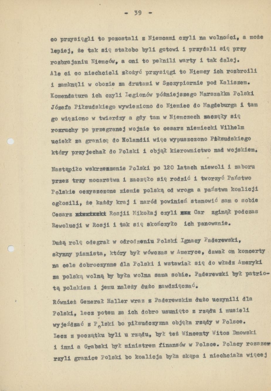 Mój pamiętnik oraz wspomnienia z moich młodych lat i z przeżyć z czasów I wojny światowej, cz. 4