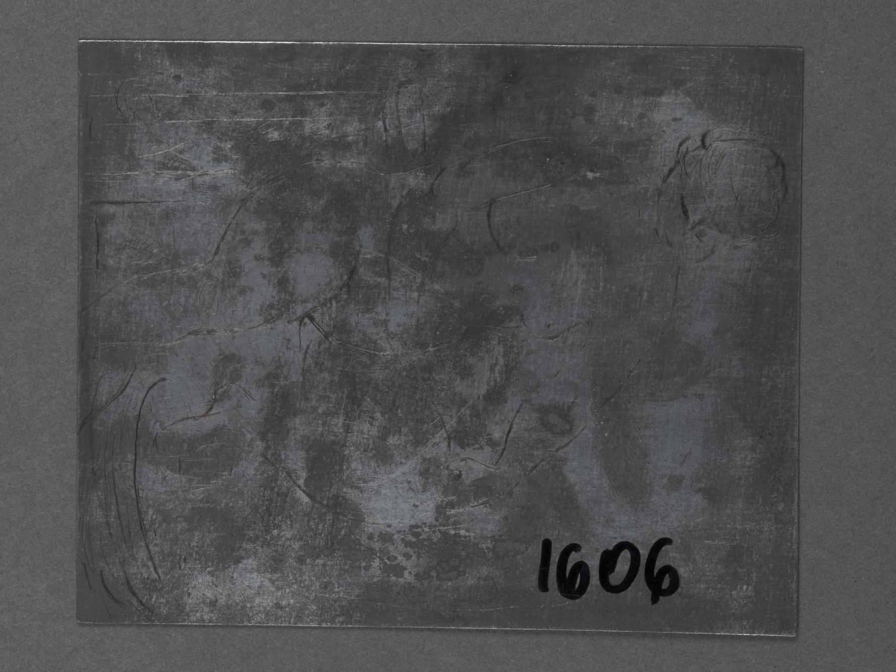 Matryca suchorytnicza. Łodzie/ Akt – myjąca się kobieta