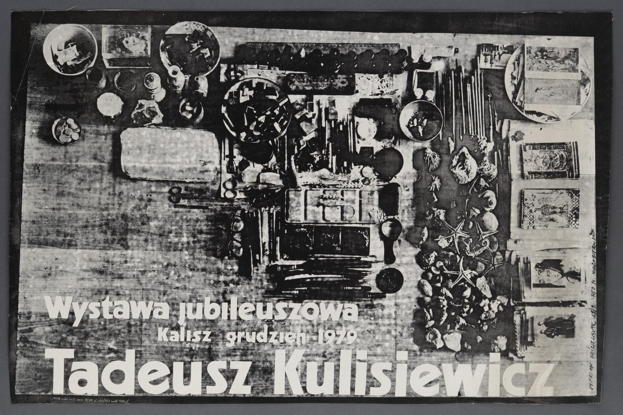 Plakat wystawy „Wystawa jubileuszowa. Tadeusz Kulisiewicz”, Kalisz