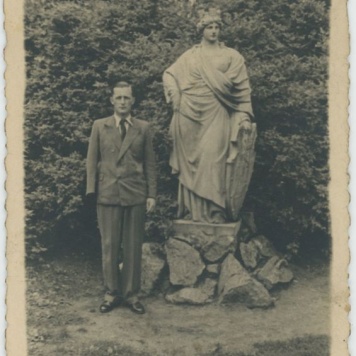 Józef Prześniak w kaliskim parku