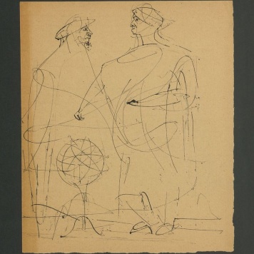 Szkice sylwetek męskich