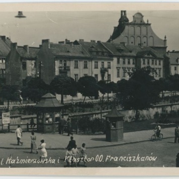 Ul. Kaźmierzowska i Klasztor O.O. Franciszkanów, Kalisz 