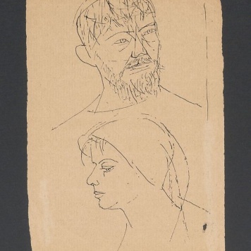 Portret kobiety i mężczyzny