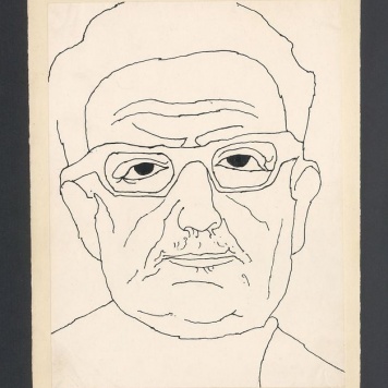 Mężczyzna w okularach