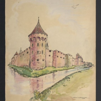 Mury miejskie w Kaliszu (próba rekonstrukcji)