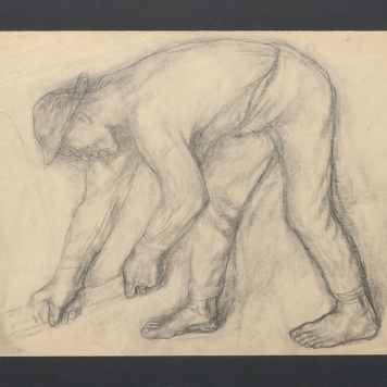 Mężczyzna przy pracy