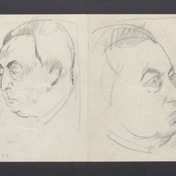 Studium głowy męskiej