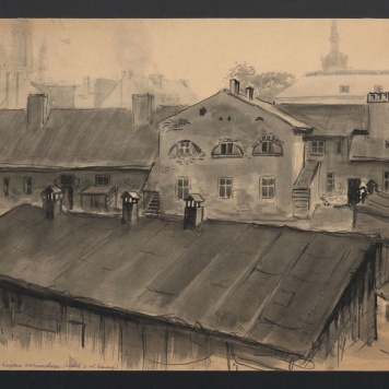 Koszary Godebskiego (widok z ul. Ciasnej)