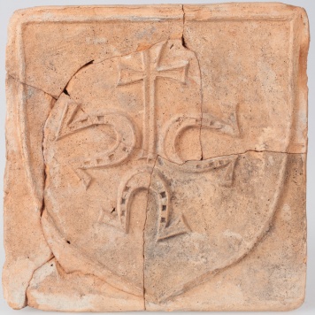 Kafel z herbem Belina