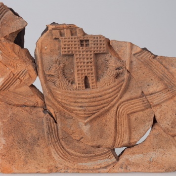 Kafel z herbem Korab