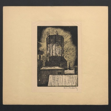 Wieża zamku Kazimierza Wielkiego w Ostrzeszowie