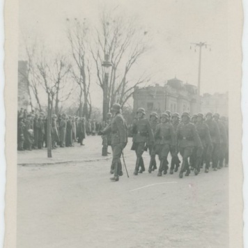 Defilada Niemców w Kaliszu