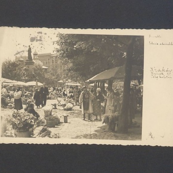 Kraków Rynek. Targ kwiatów