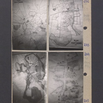 Plan przebudowy miasta Gniezna (Plan Stadt Gnesen).