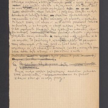 Notatka nt. powstania cyklu "Stalowe ptaki"