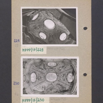 Wnętrze gnieźnieńskiej katedry. Kopuła jednej z kaplic.