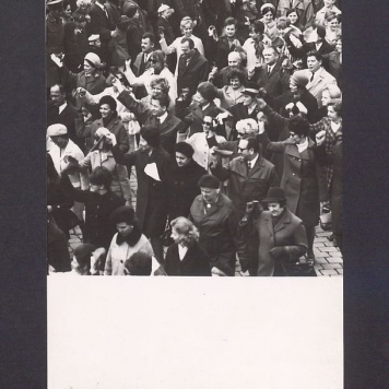 Obchody 1 Maja 1970 r. Pochód.
