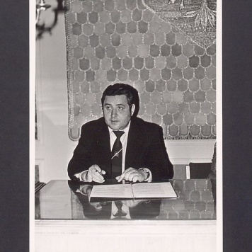 Podpisanie porozumienia z Filharmonią Poznańską w Gnieźnie w Pałacu Ślubów.